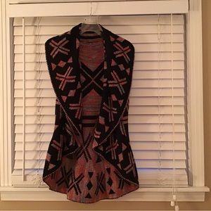 Long reversible sweater vest